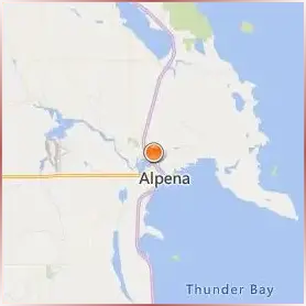 Alpena Community College Location Map Alpena Community College Location Map
