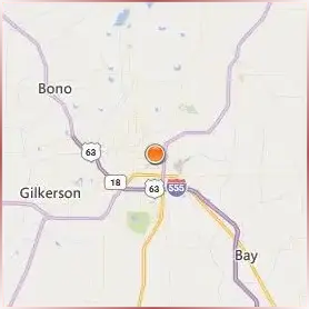 Arkansas State University Location Map Arkansas State University Location Map