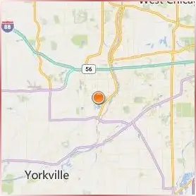 Aurora University Location Map Aurora University Location Map