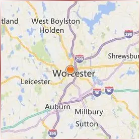 Becker College Location Map Becker College Location Map