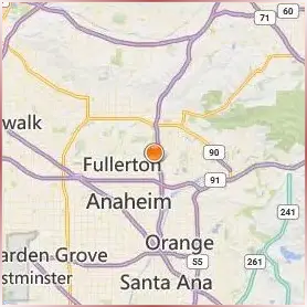 California State University Fullerton Location Map California State University Fullerton Location Map