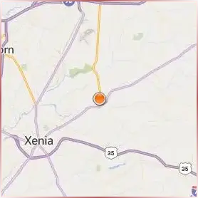 Cedarville University Location Map