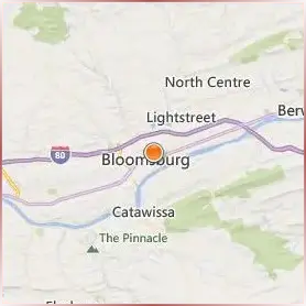 Commonwealth University of Pennsylvania Location Map
