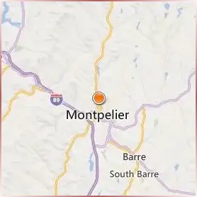 Community College of Vermont Location Map
