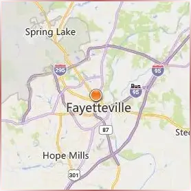 Fayetteville State University Location Map Fayetteville State University Location Map