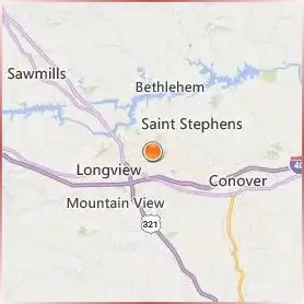 Lenoir Rhyne University Location Map Lenoir Rhyne University Location Map