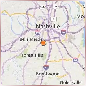 Lipscomb University Location Map Lipscomb University Location Map