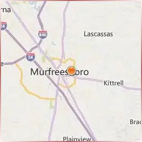 Middle Tennessee State University Location Map Middle Tennessee State University Location Map