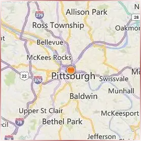 Point Park University Location Map