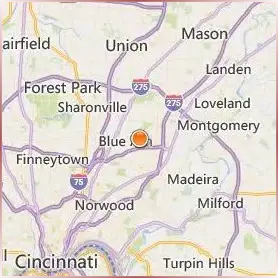 University of Cincinnati Blue Ash College Location Map University of Cincinnati Blue Ash College Location Map