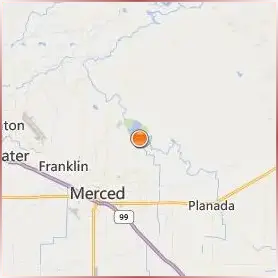 University of California Merced Location Map University of California Merced Location Map