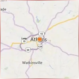 University of Georgia Location Map University of Georgia Location Map