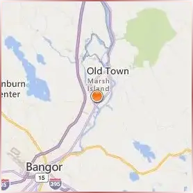 University of Maine Location Map