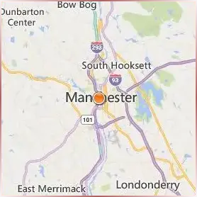 University of New Hampshire at Manchester Location Map University of New Hampshire at Manchester Location Map