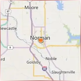 University of Oklahoma Norman Location Map University of Oklahoma Norman Location Map