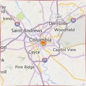 University of South Carolina Columbia Location Map University of South Carolina Columbia Location Map