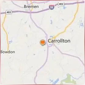 University of West Georgia Location Map University of West Georgia Location Map