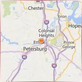 Virginia State University Location Map Virginia State University Location Map