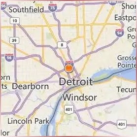 Wayne State University Location Map Wayne State University Location Map